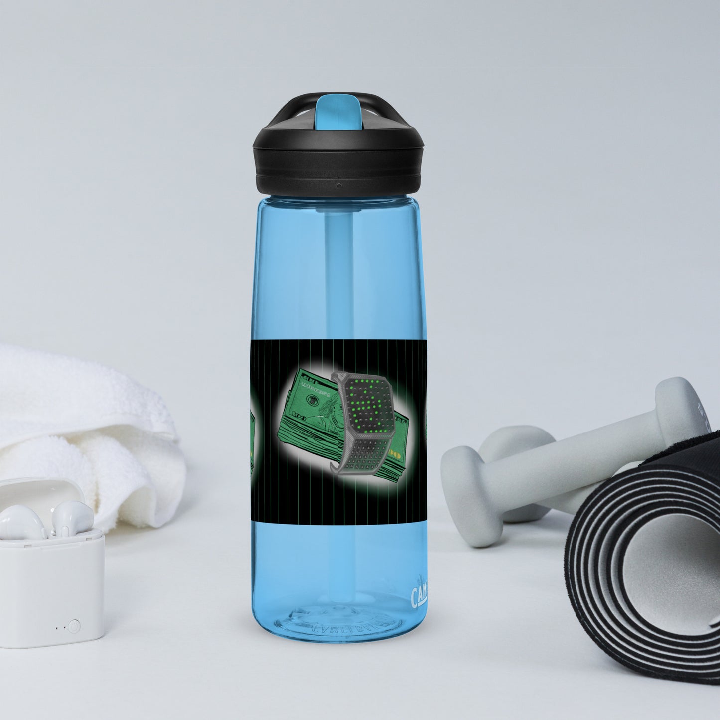 Sports water bottle