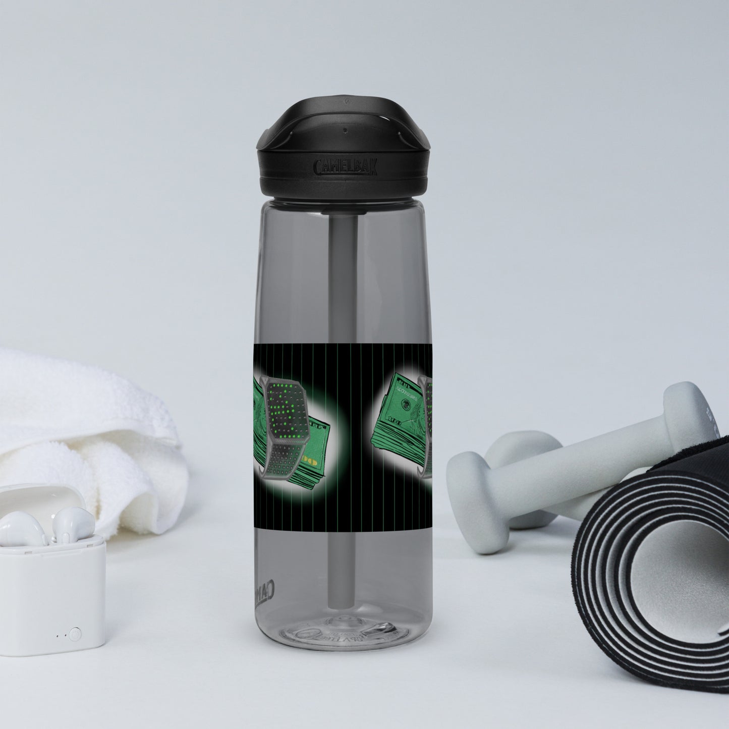 Sports water bottle