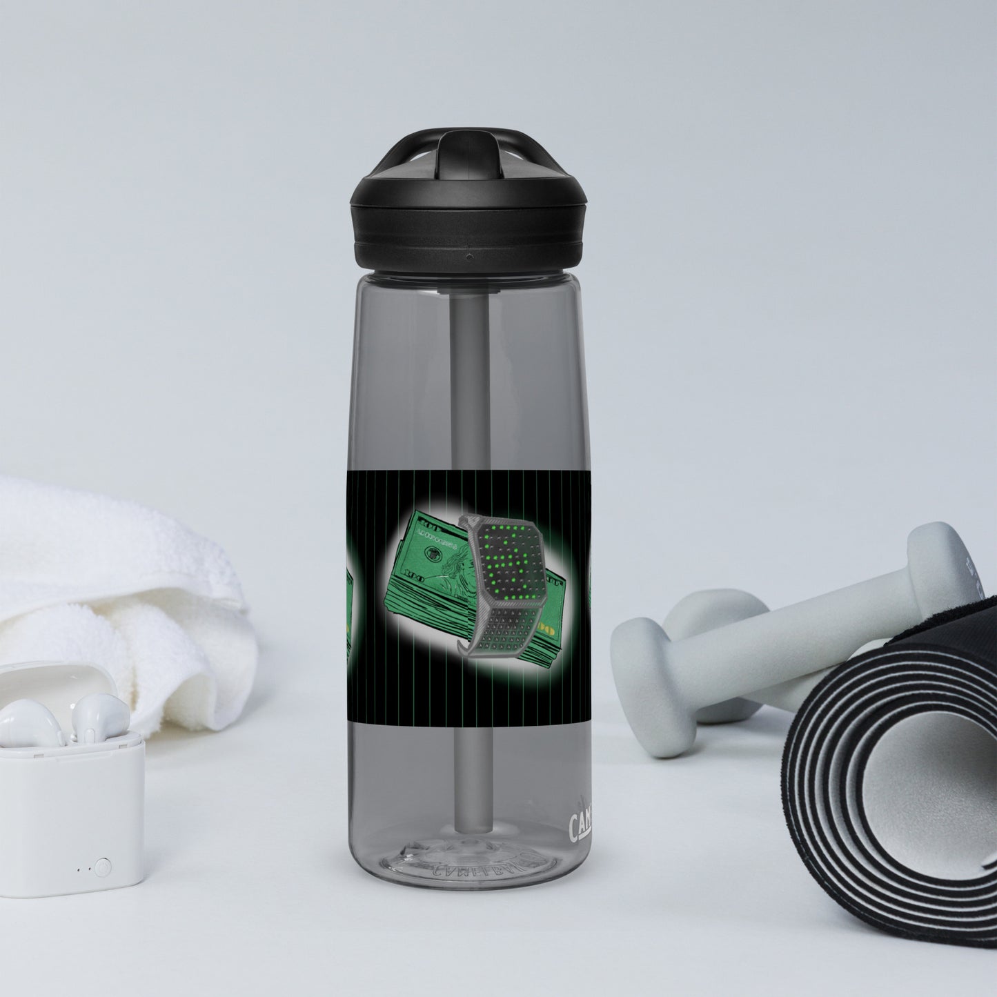 Sports water bottle