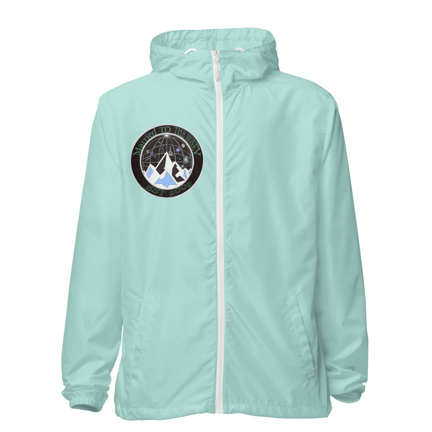 Unisex lightweight zip up windbreaker