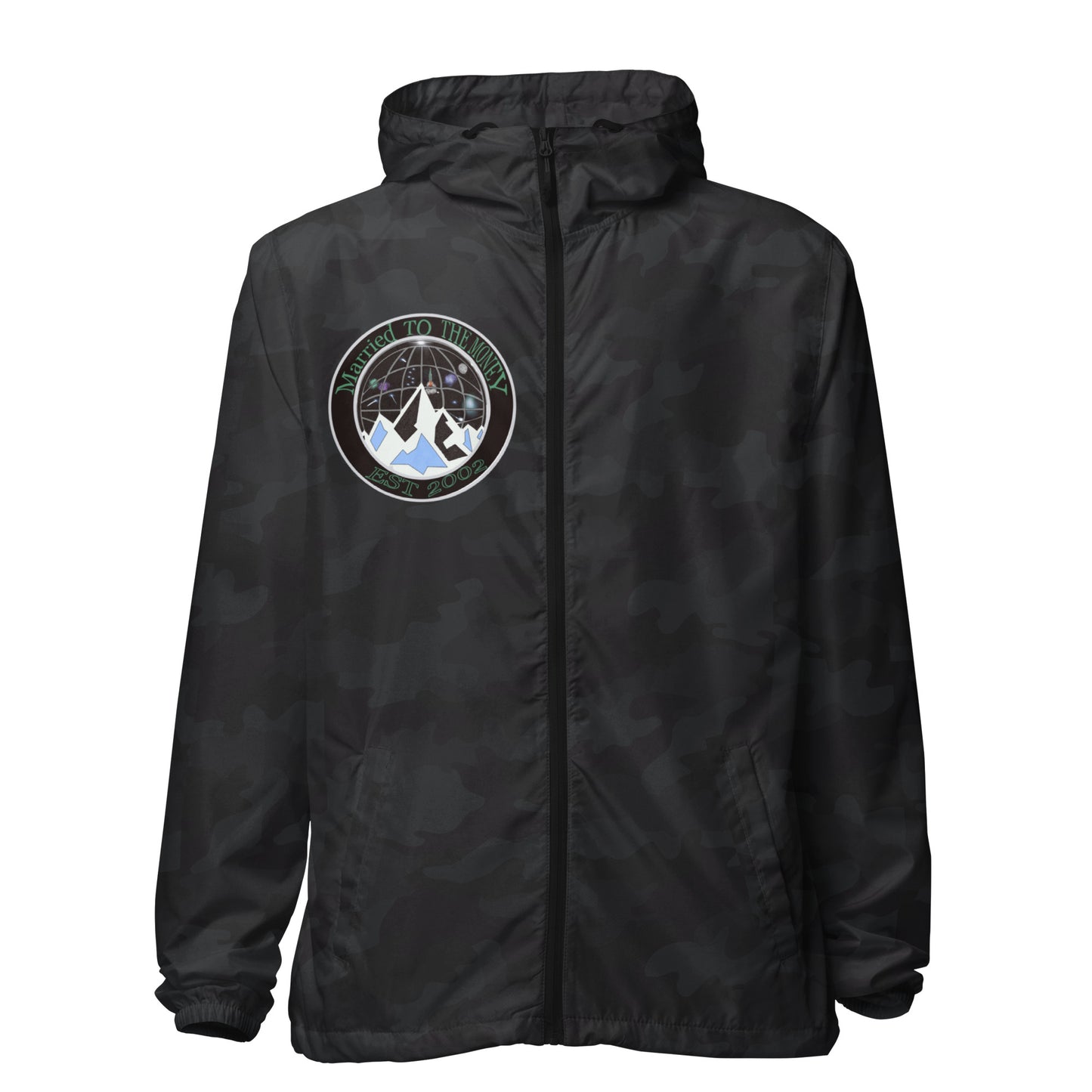 Unisex lightweight zip up windbreaker