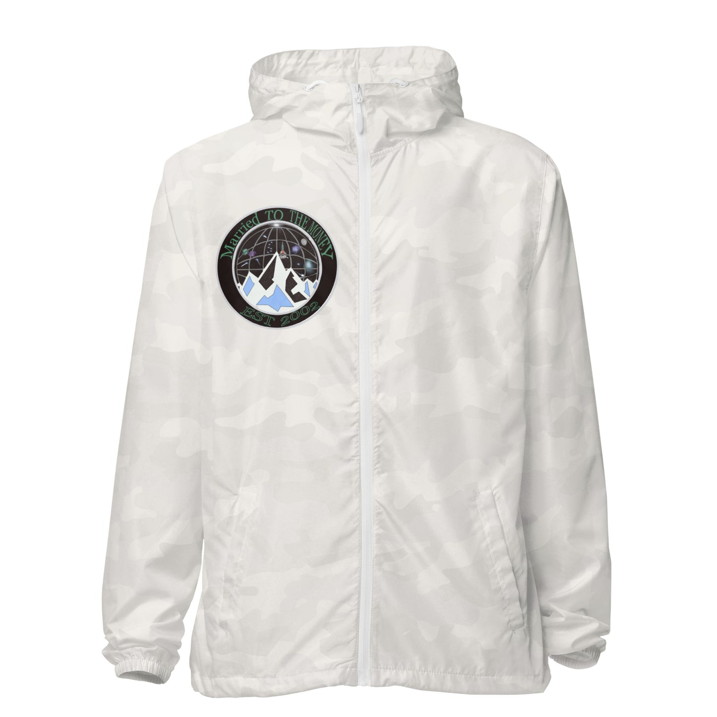 Unisex lightweight zip up windbreaker